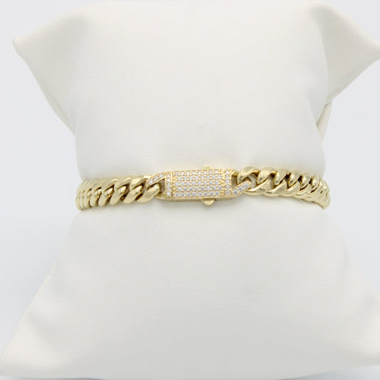 Offer $870.00 Miami Cuban Bracelet Yellow Gold