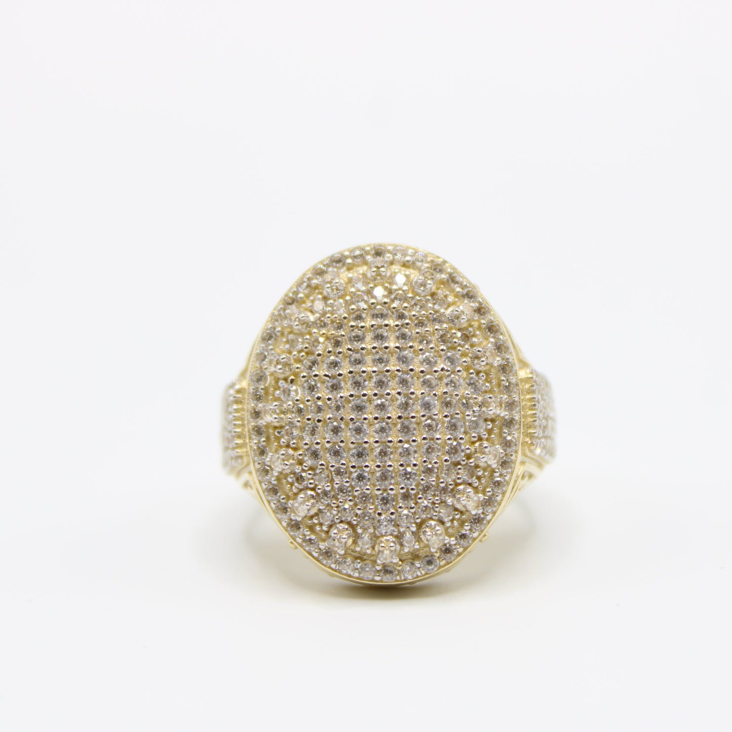 *NEW* 14k CZ Cross Men's Ring