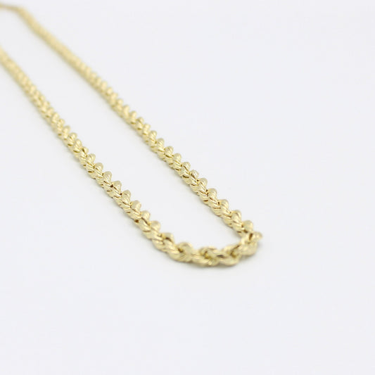 14K Hollow Rope Chain \\ 4.5 mm - 24ā \\