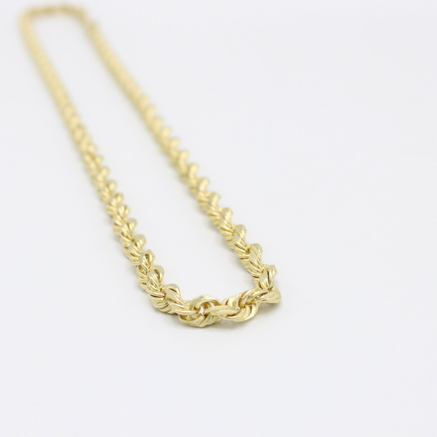 14K Solid Rope Chain Two \\ 5.7 mm - 24” \\
