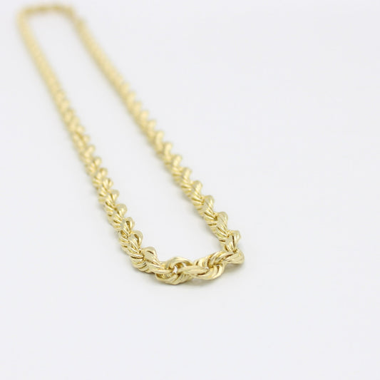 14K Solid Rope Chain Two \\ 5.7 mm - 24ā \\