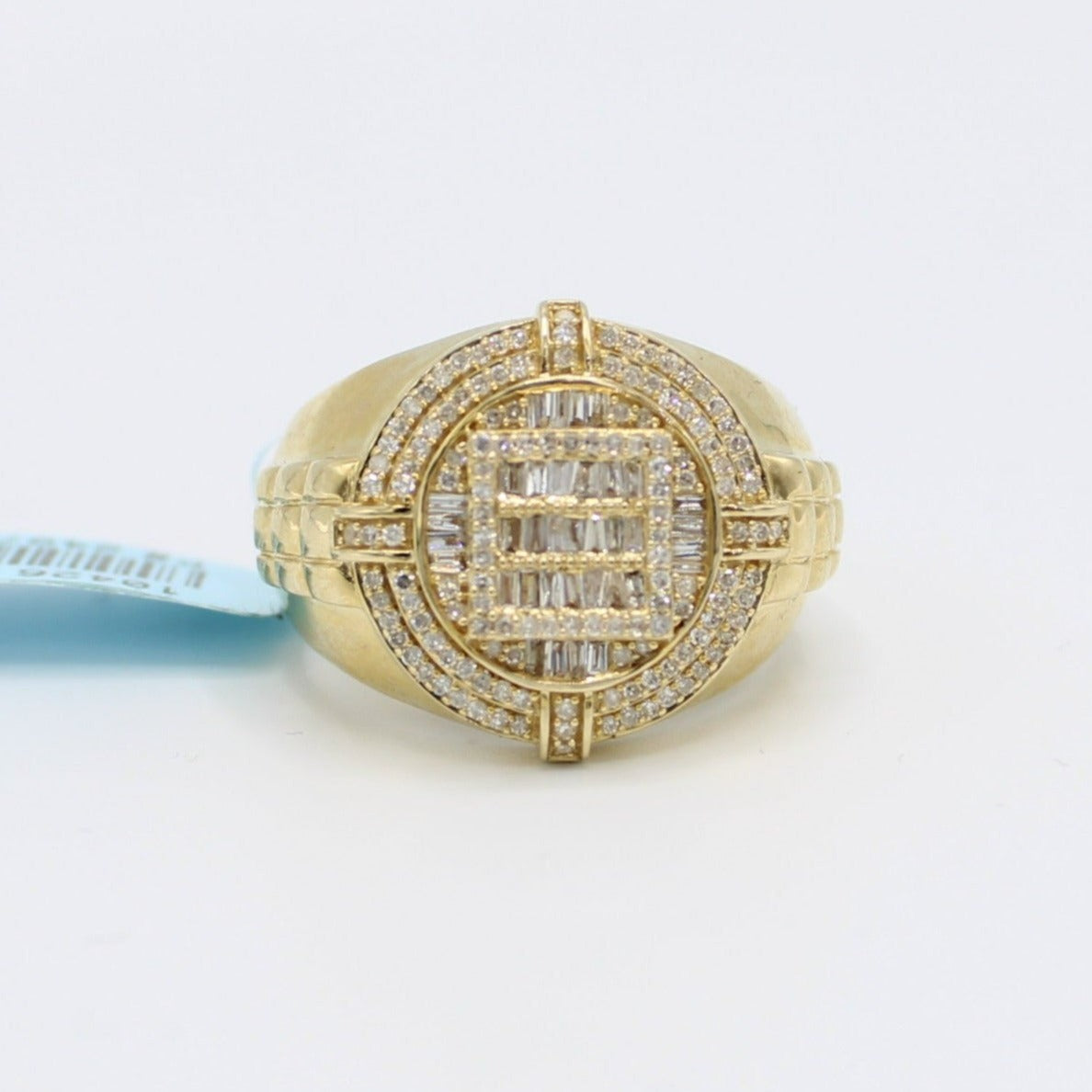 14K VS \ Baguette Diamond Men's Ring đ