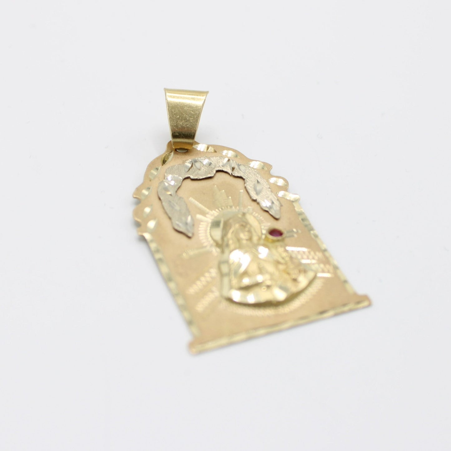 14K Santa Barbara Pendant Yellow Gold