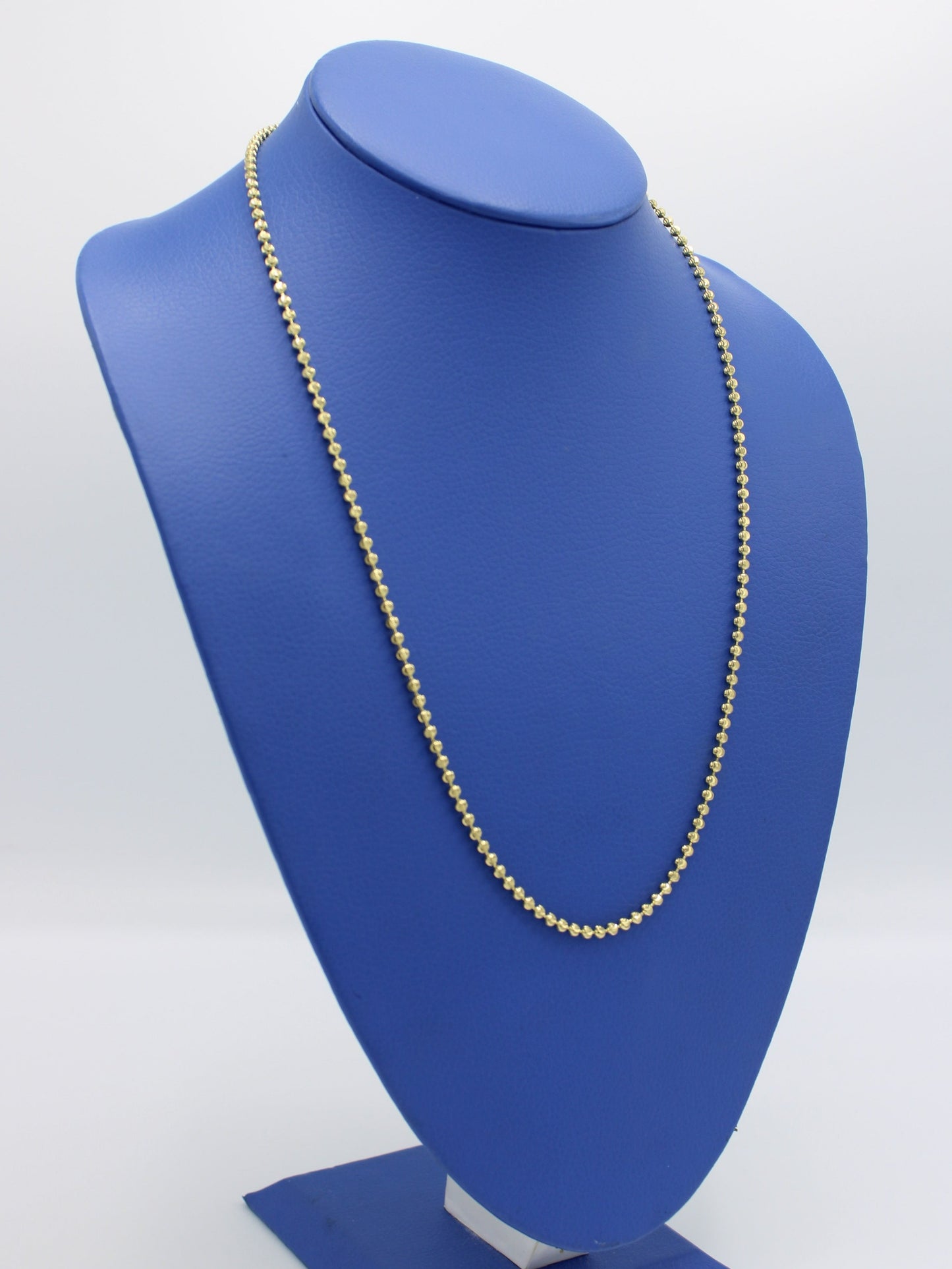 14K Moon Cut Chain Yellow Gold