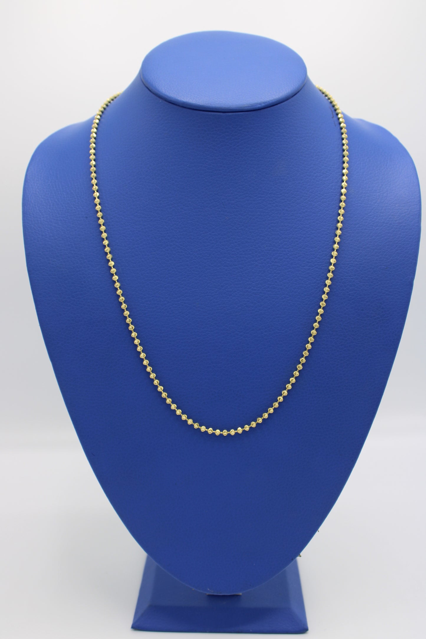 14K Moon Cut Chain Yellow Gold