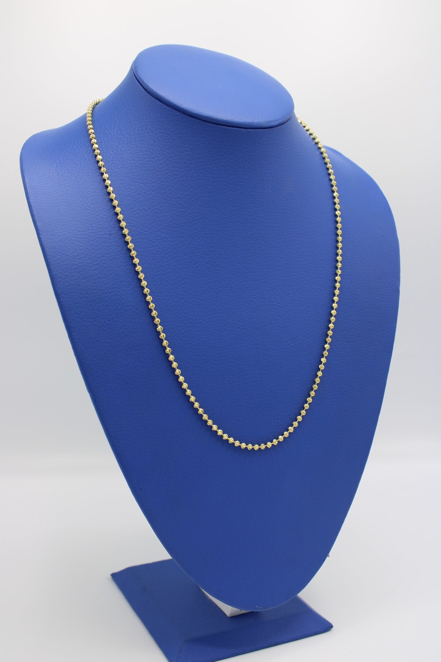 14K Moon Cut Chain Yellow Gold