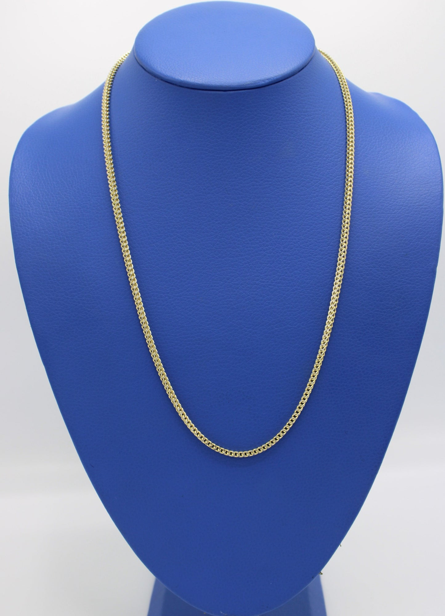 14K Franco Chain Two Tones Yellow Gold