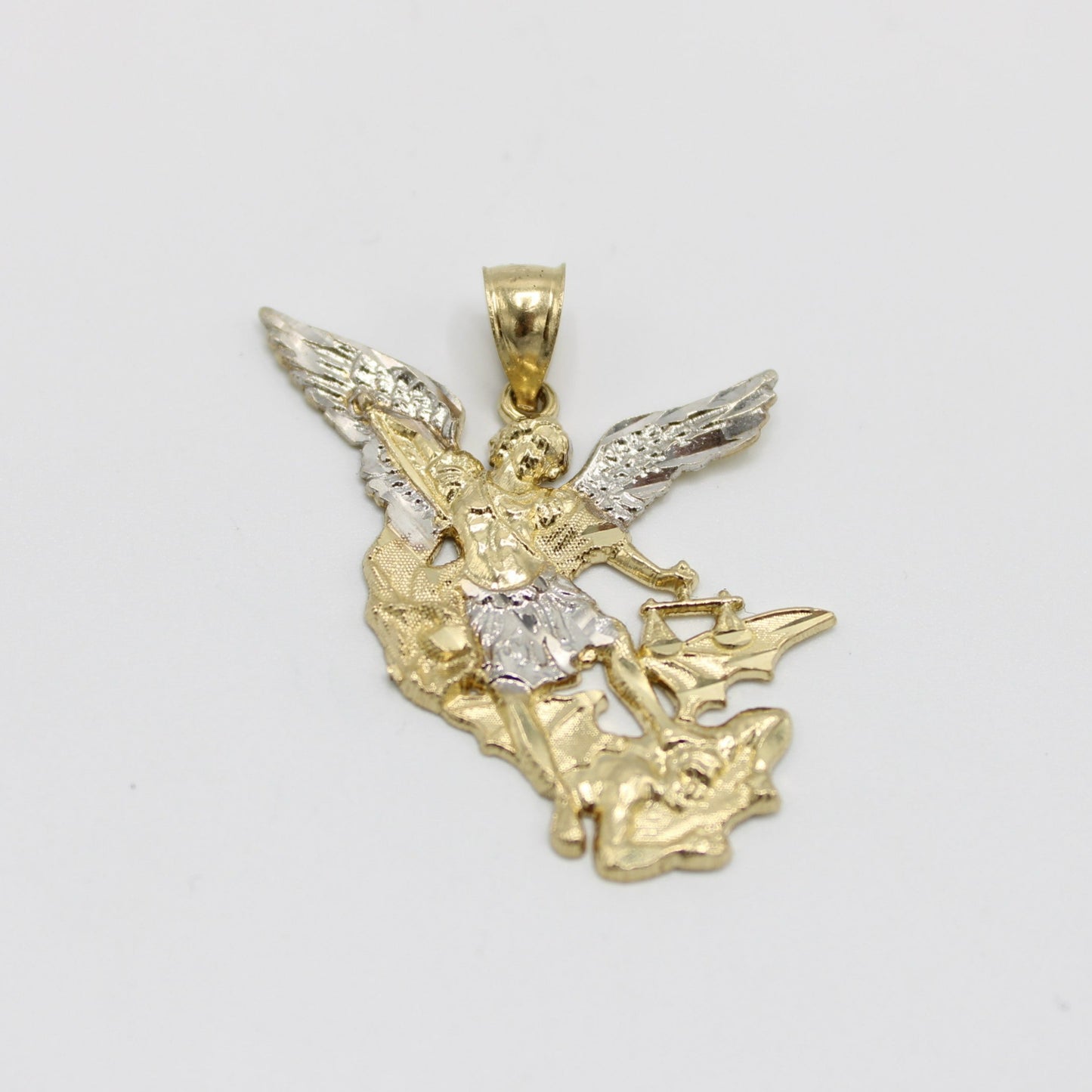 14K San Miguel Pendant Two Tones Yellow Gold