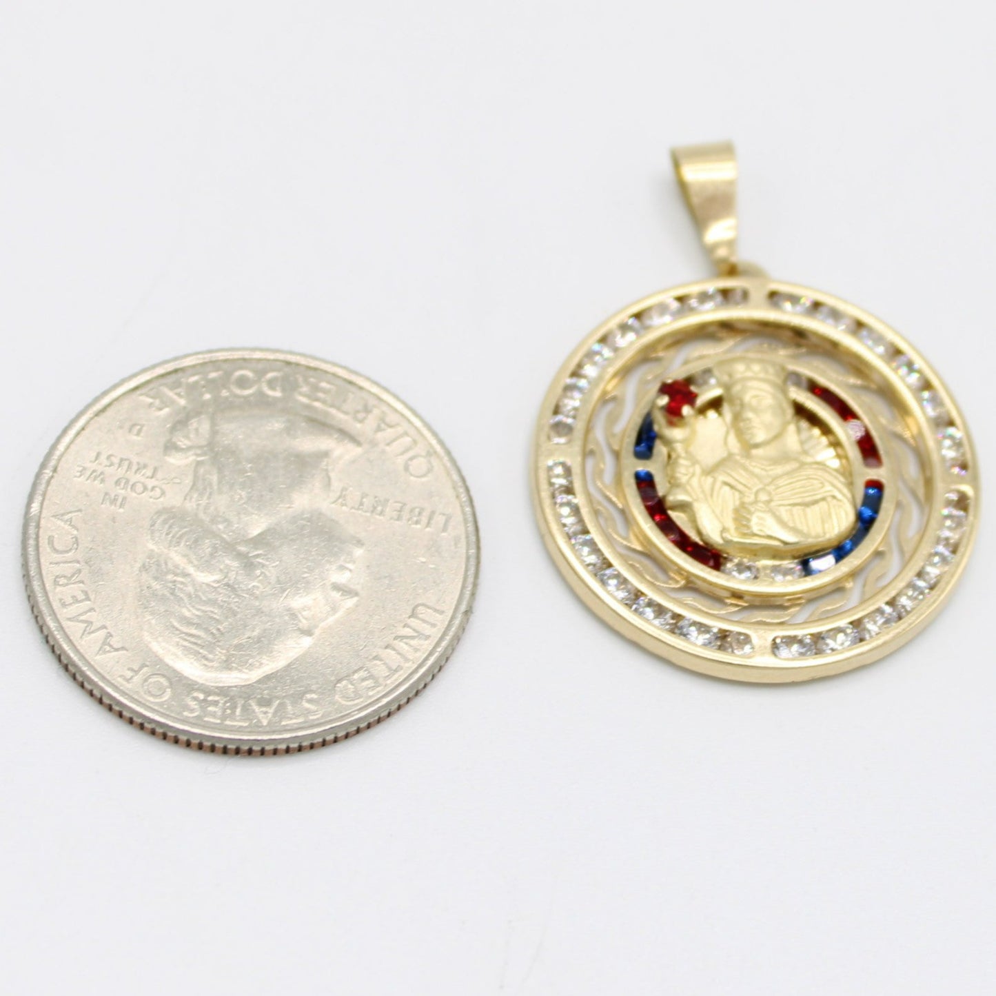 14K Santa Barbara Cz Stones Yellow Gold