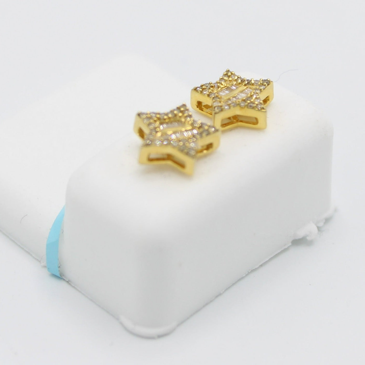 14K šStarš VS Diamond Earrings Yellow Gold