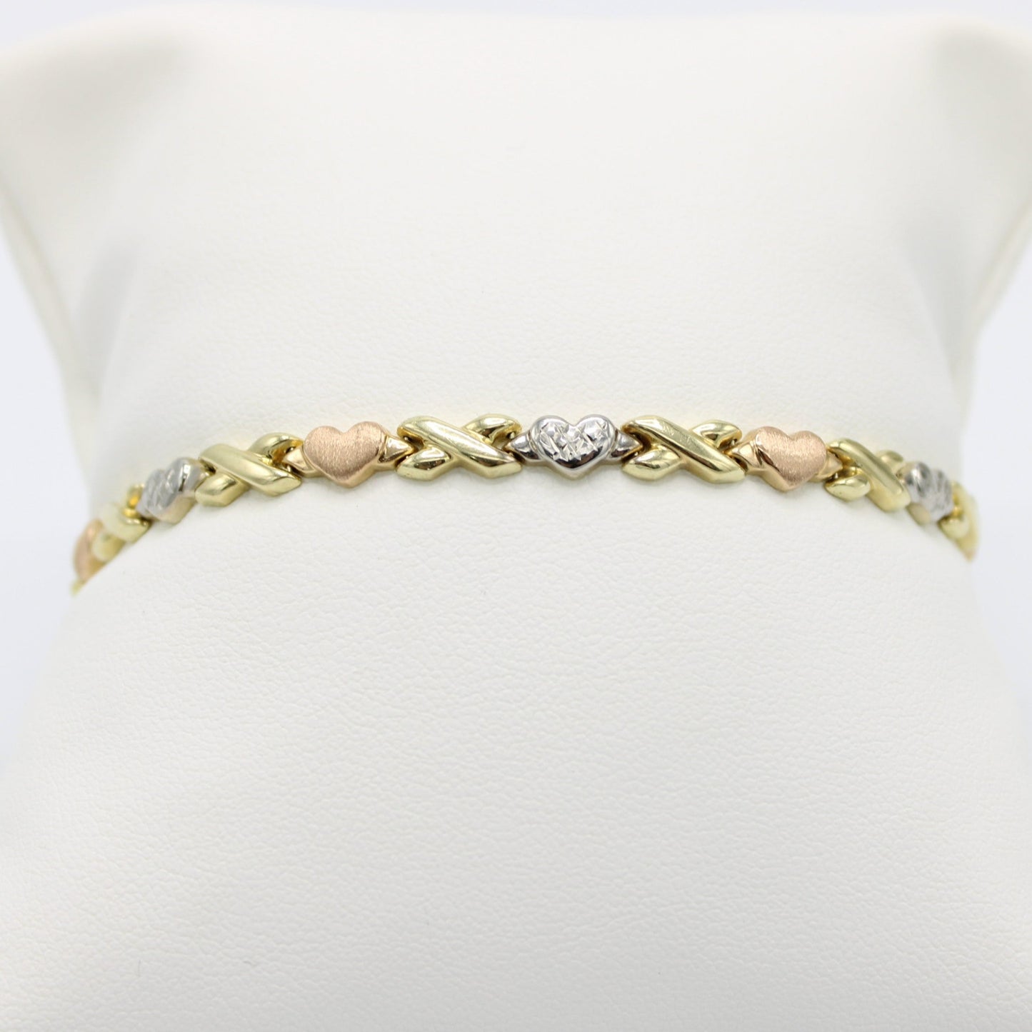14K Bangle (Yellow-Rose-White) Gold