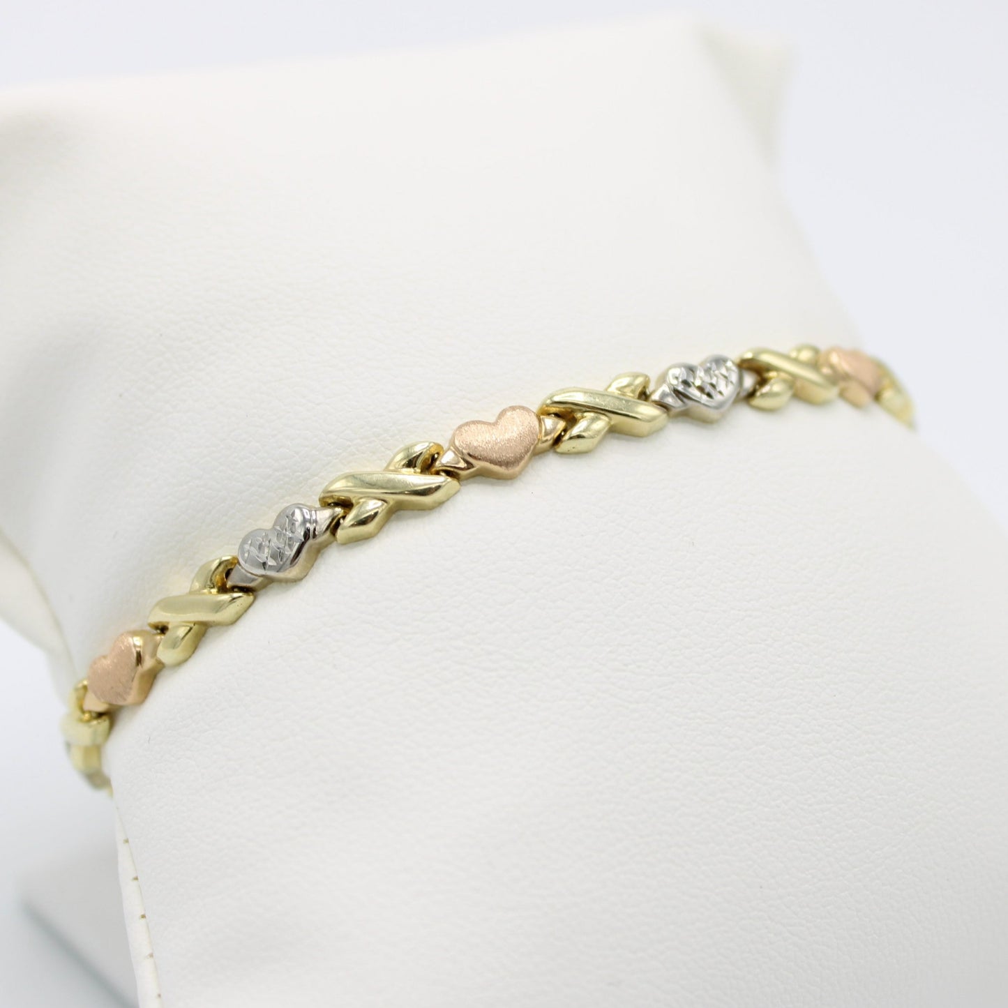 14K Bangle (Yellow-Rose-White) Gold