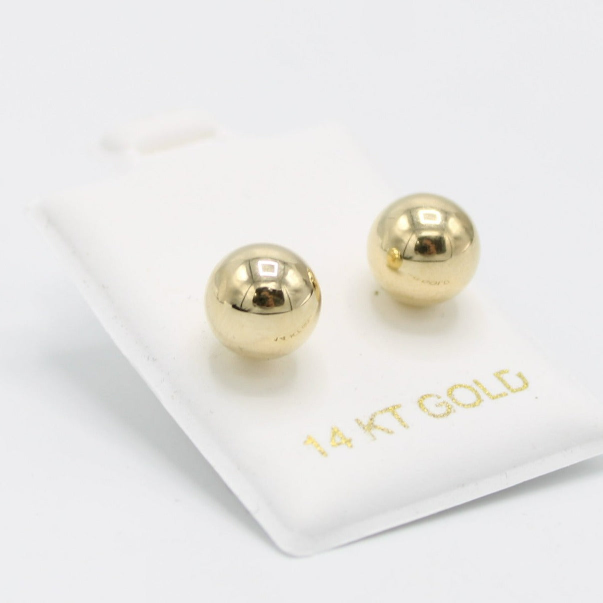 14K đȘ©SpheređȘ© Baby Girl Earring Yellow Gold