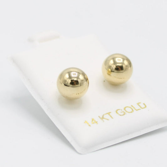14K đȘ©SpheređȘ© Baby Girl Earring  Yellow Gold