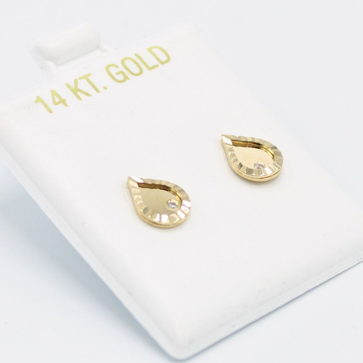 14K š§Tearš§Earrings Yellow Gold