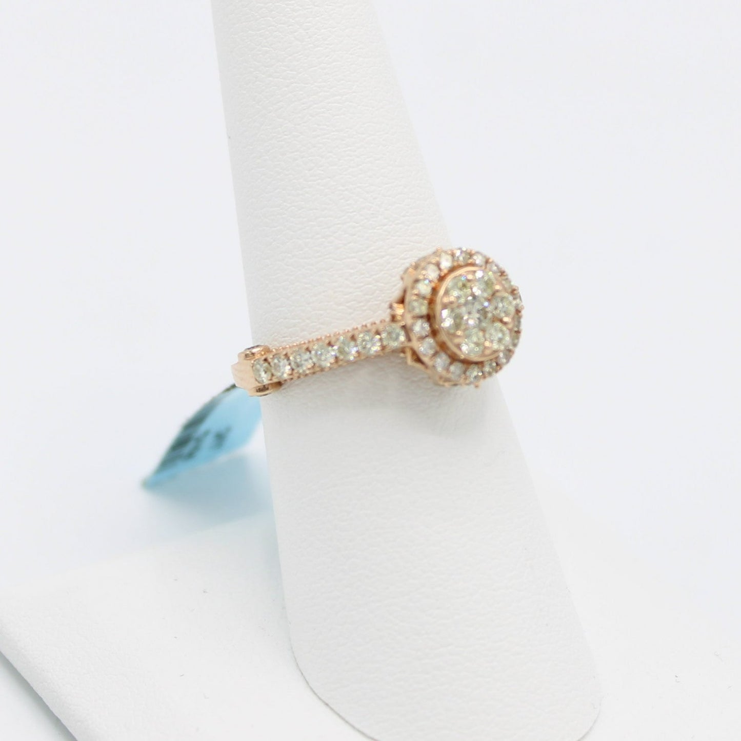 14K VS Diamond Women's Ring Rose Gold