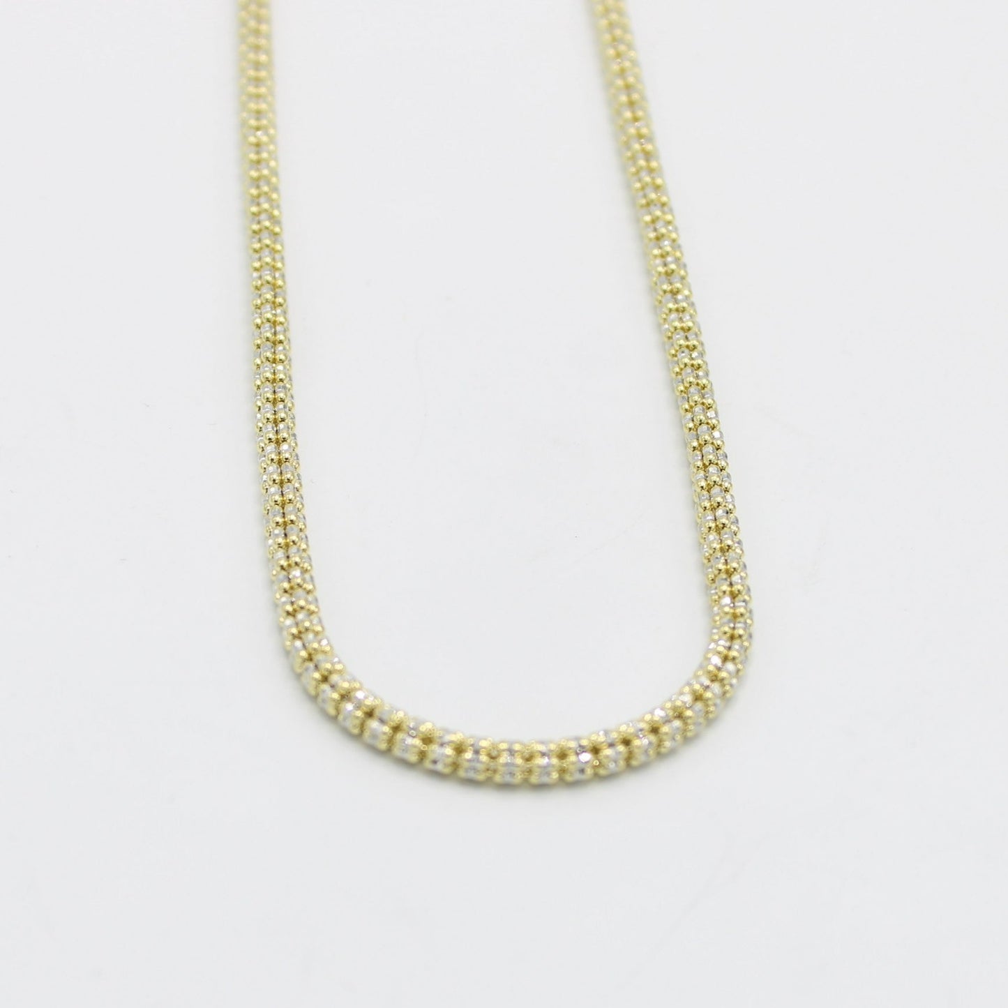 14K Moon Ice Chain Yellow Gold \\ 3.8mm - 24 \\