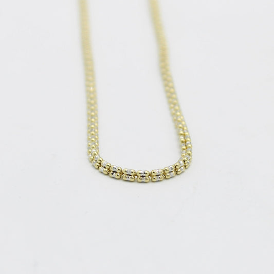 14K Moon Ice Chain Yellow Gold  \\ 2.5mm - 24 \\