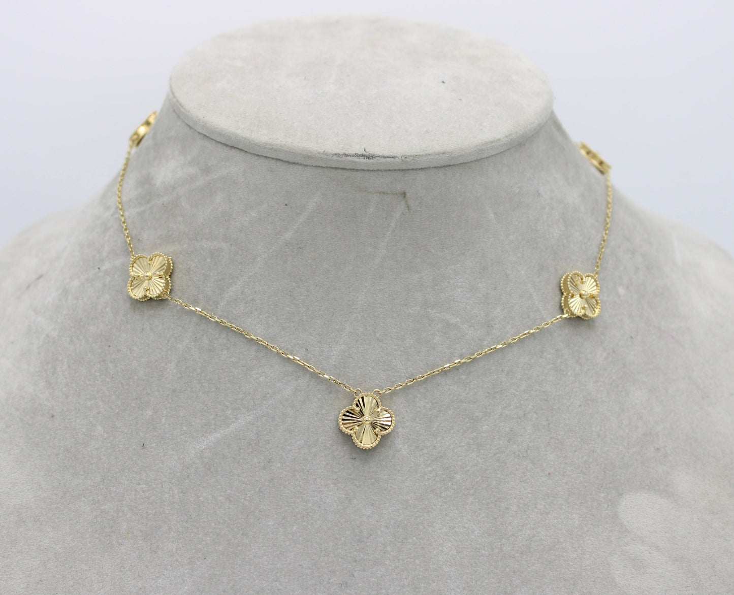 14K Fancy Set (Gold) Necklace - Bangle - Ring Yellow Gold