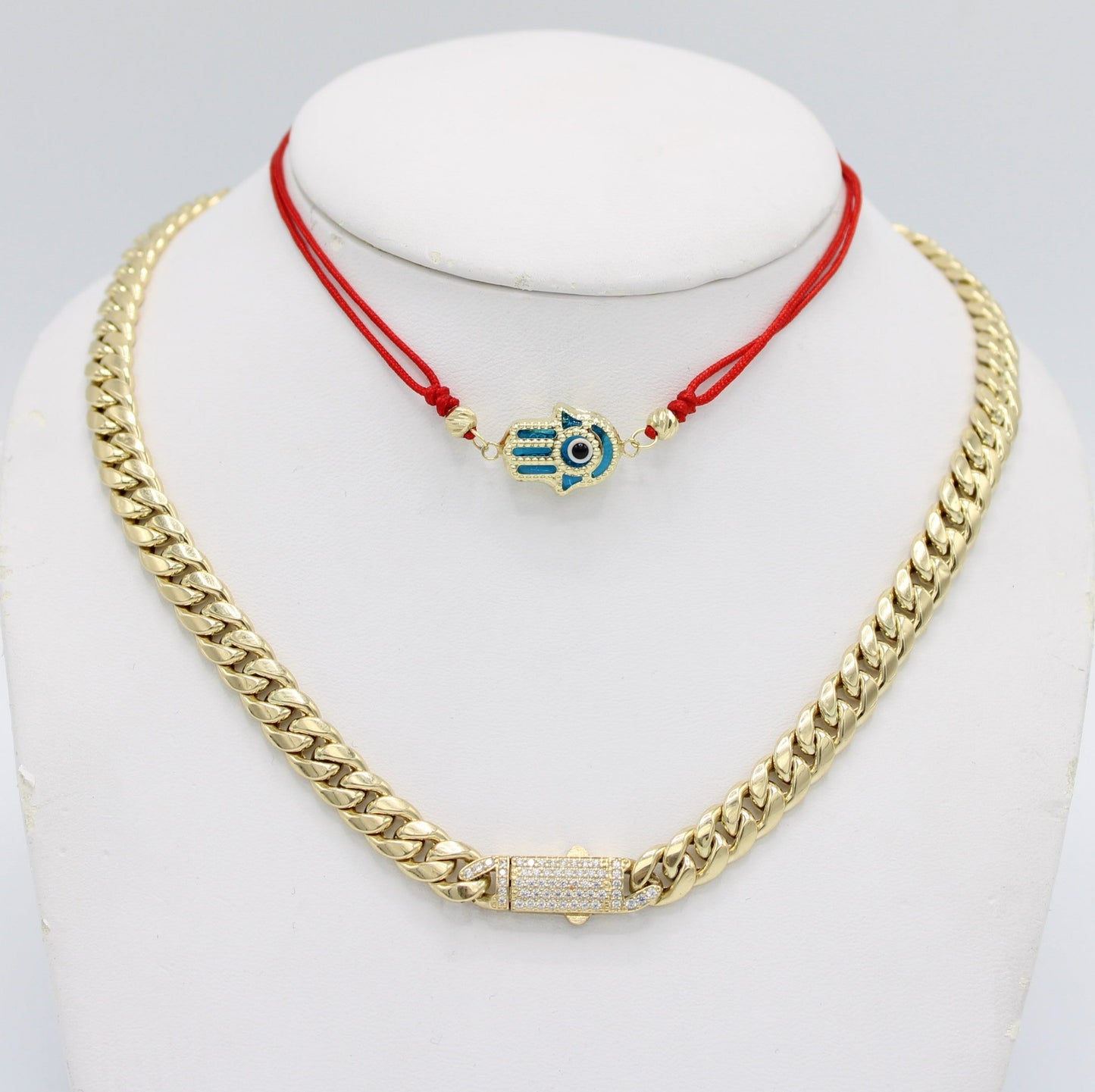 14K ITTALLO CHOKER Yellow Gold (7mm - 16 in)