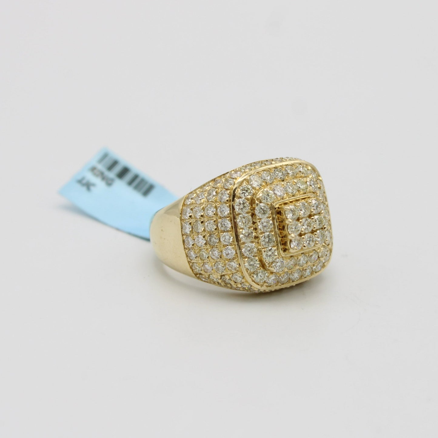14K VS Diamond Men's Ring Yellow Gold
