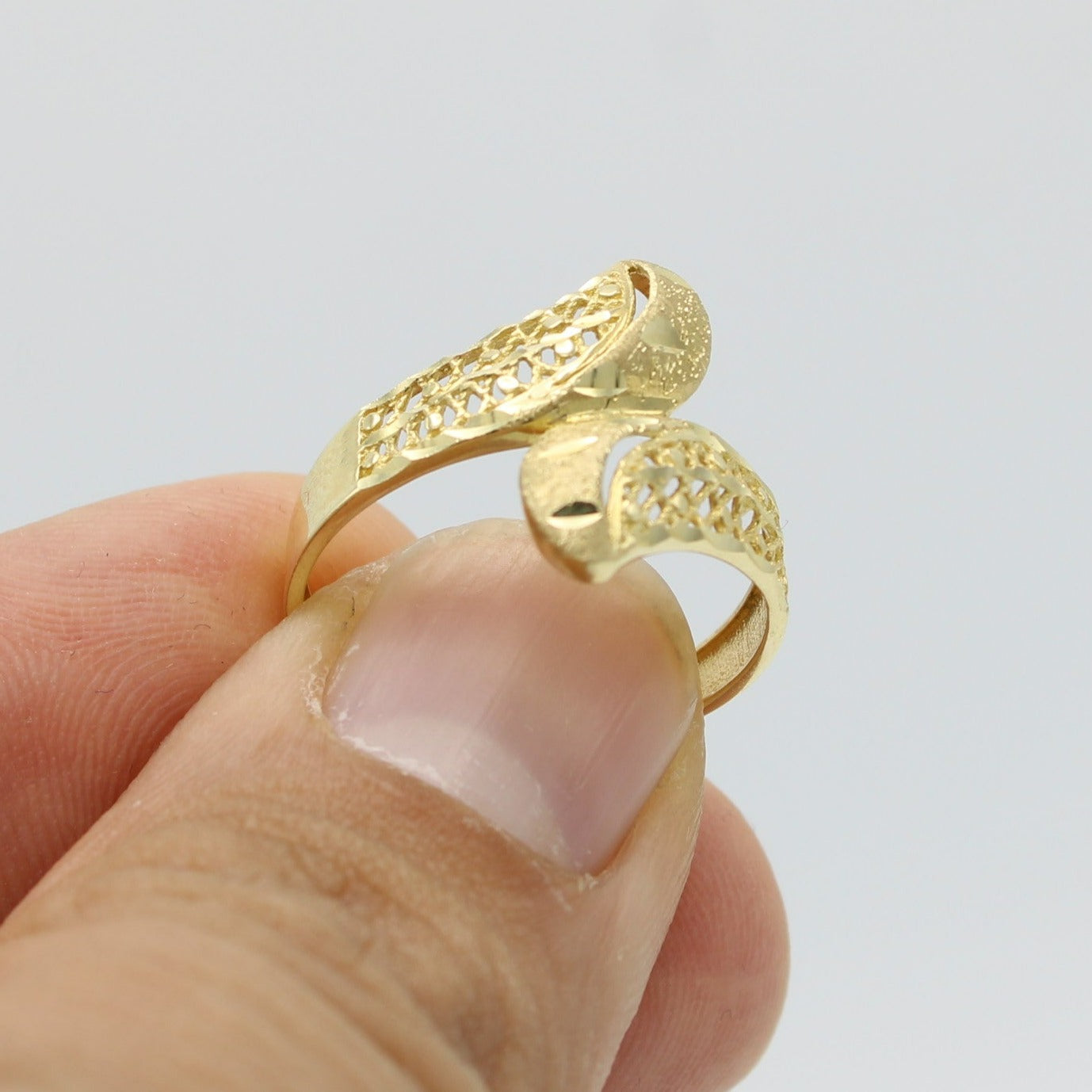 14K Fancy Ring Yellow Gold