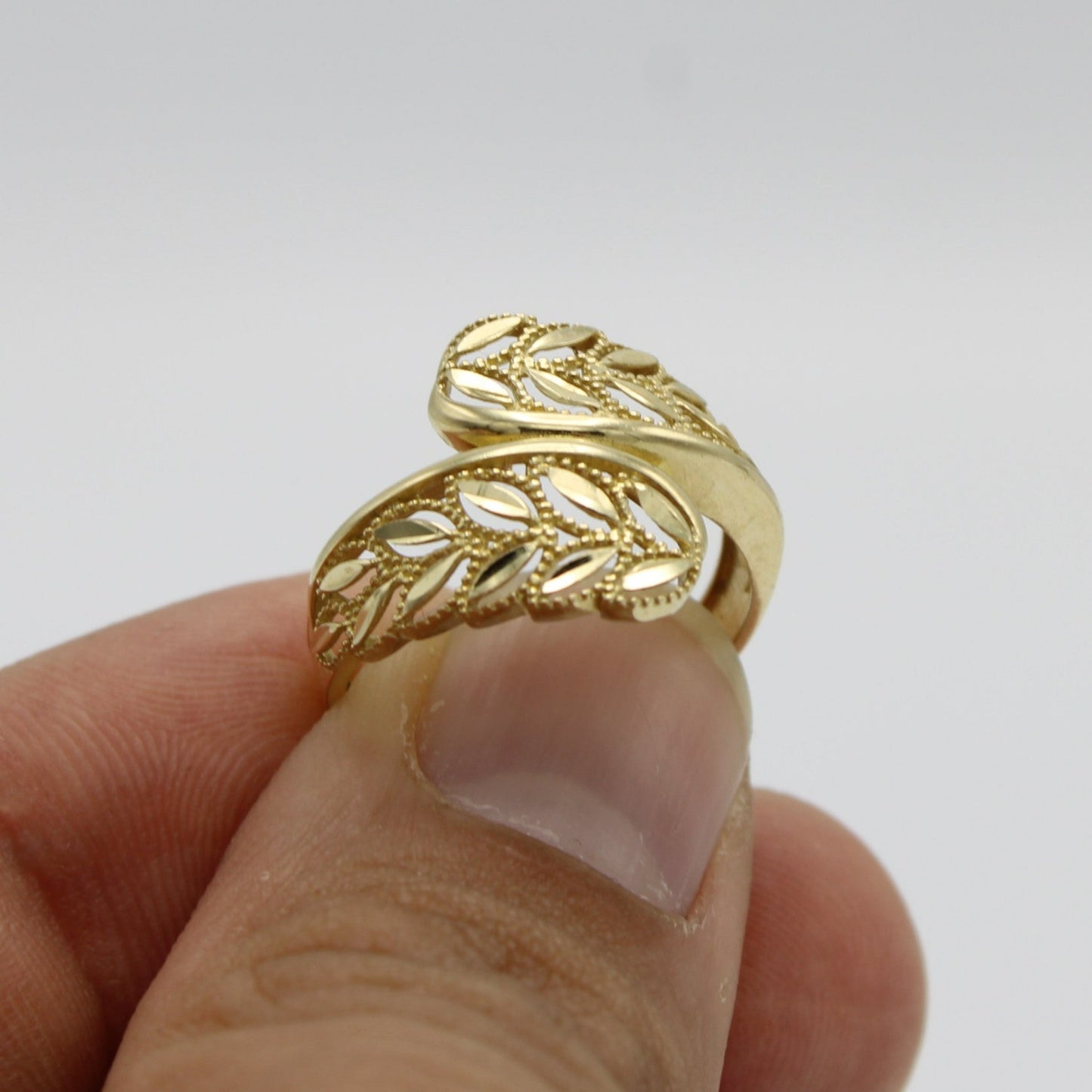 14k Fancy Ring Yellow Gold