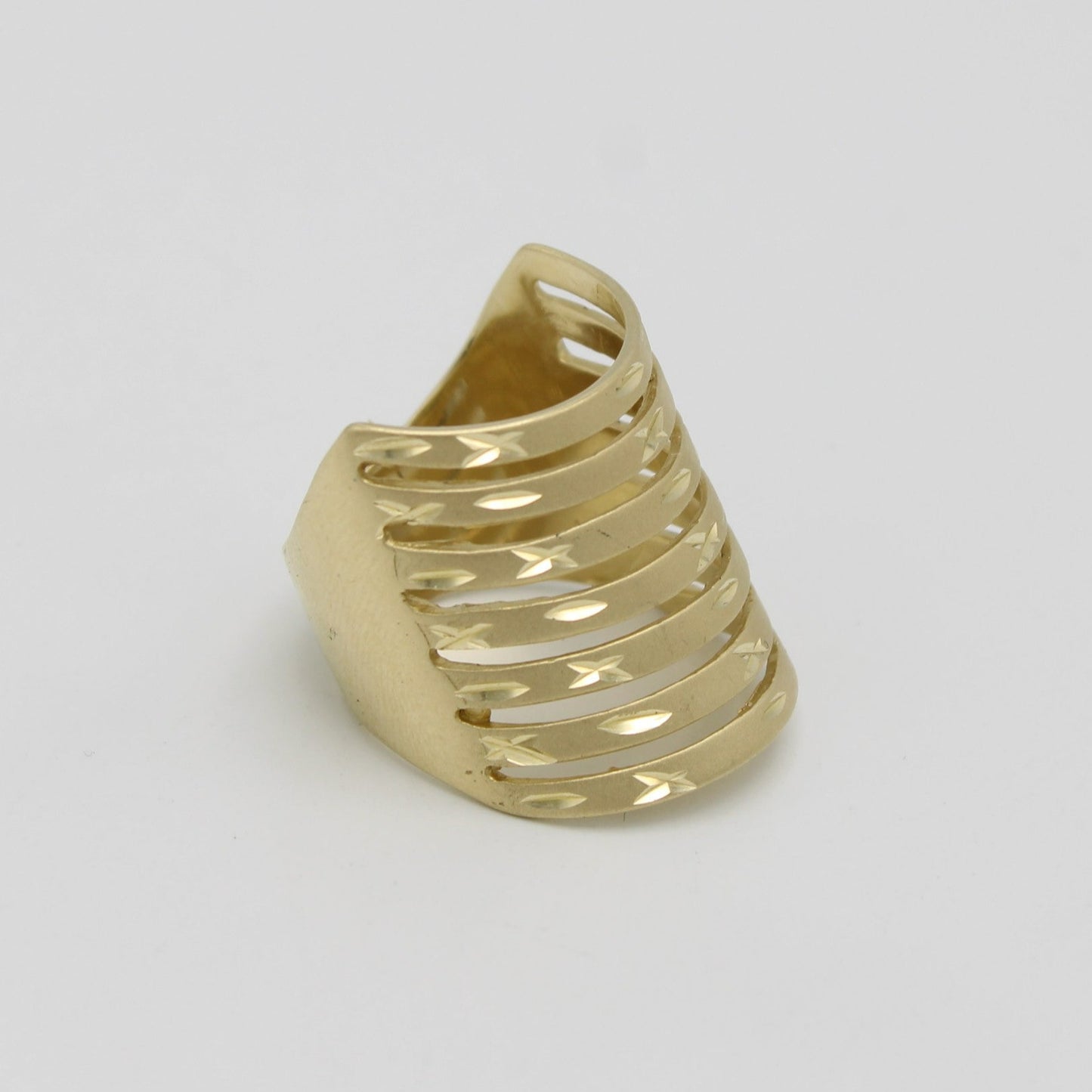 14k Fancy Ring Yellow Gold