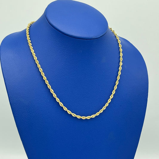 14K Hollow Rope Chain \\ 3.7 mm - 20 ā \\