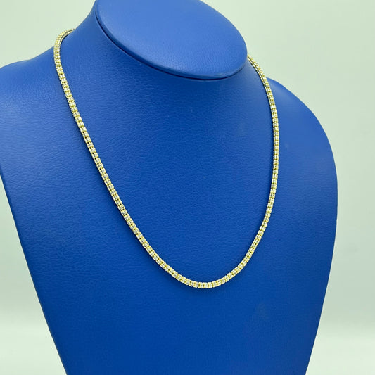 14K Moon Ice Chain \\ 3.3 mm - 20 ā \\