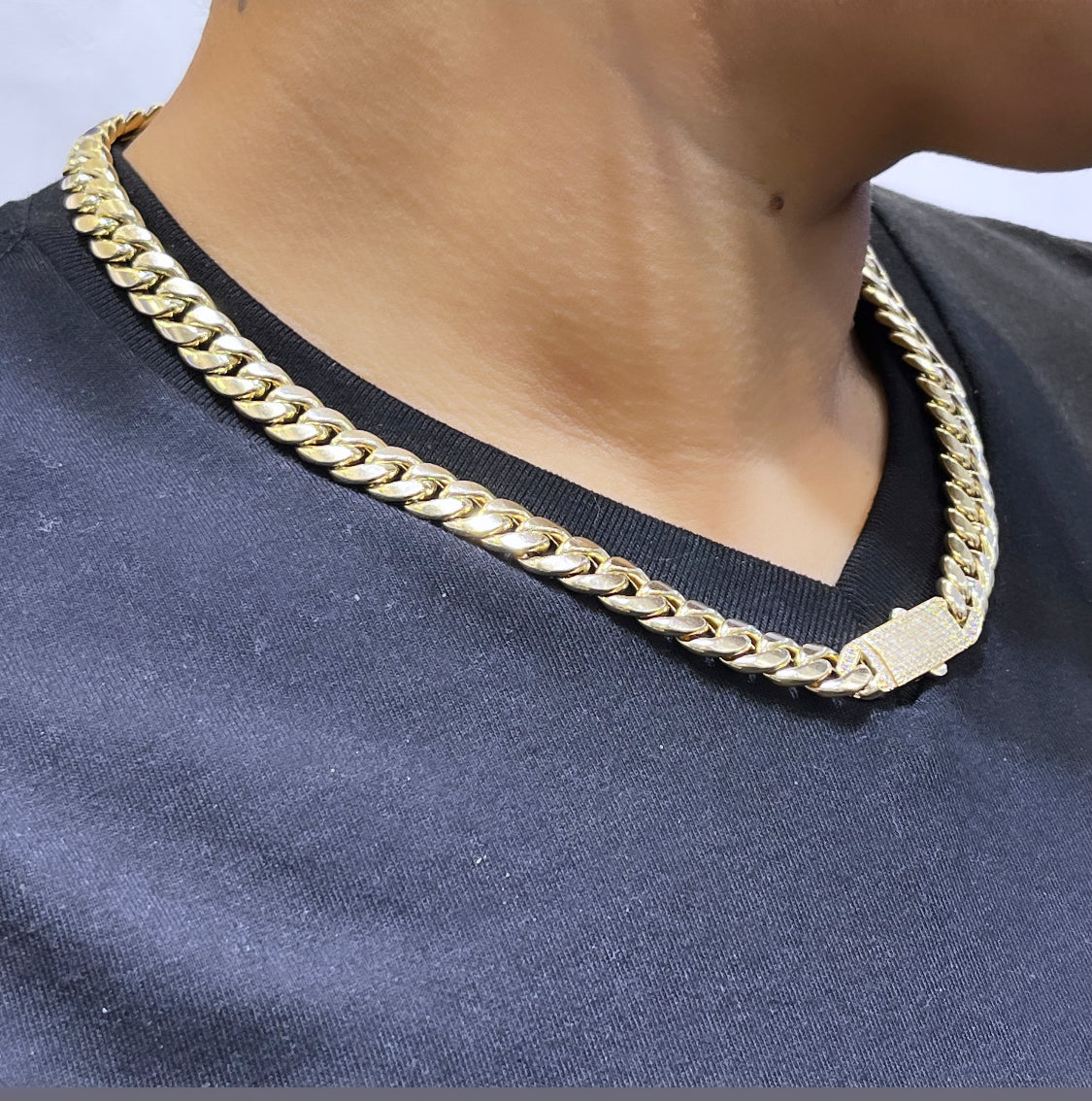 14K Hollow š®š¹ ITTALLO Choker (9.2 MM \\ 18ā