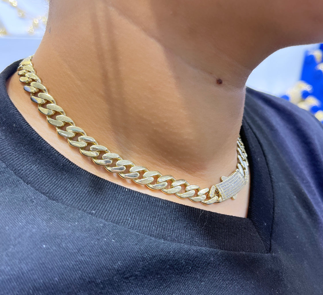 14K Hollow š®š¹ ITTALLO Choker 9 MM \\ 16ā