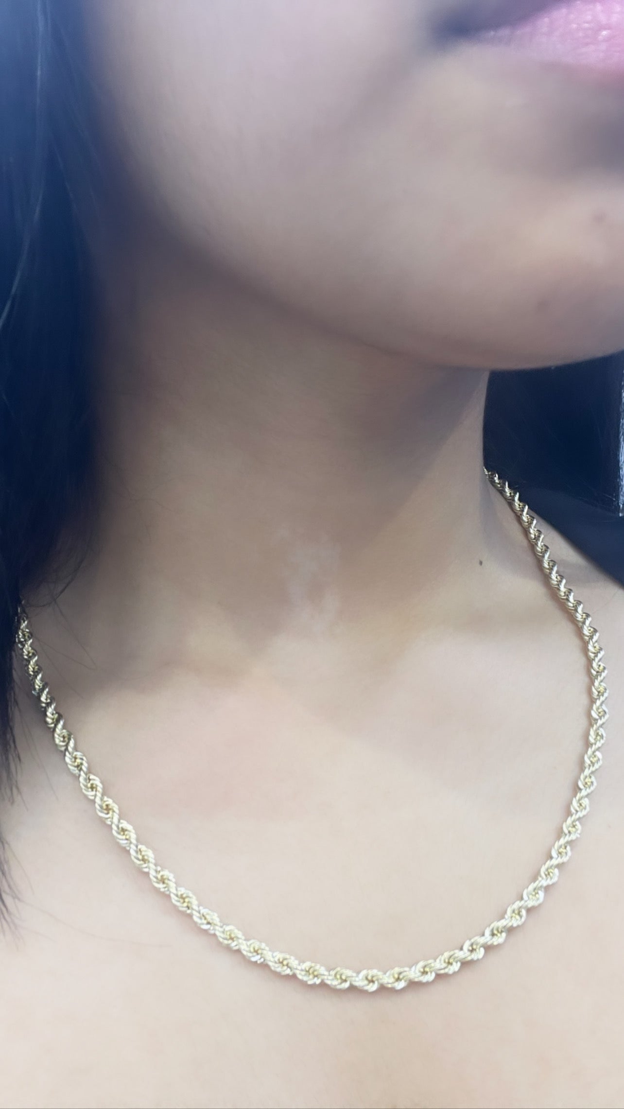 14K Rope Chain (20”- 3.9 mm)