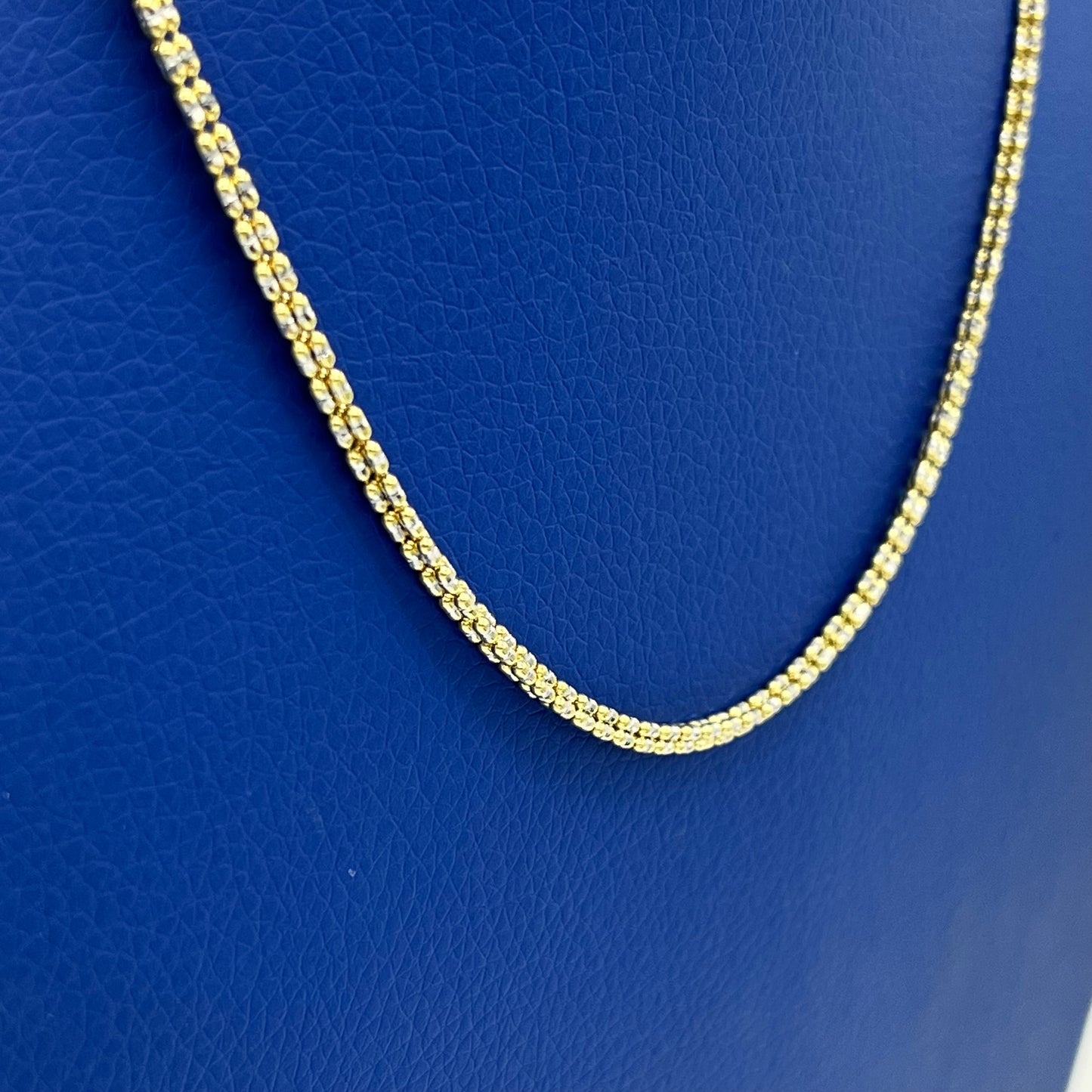 14K Moon Ice Choker \\ 2.5 mm - 18” \\