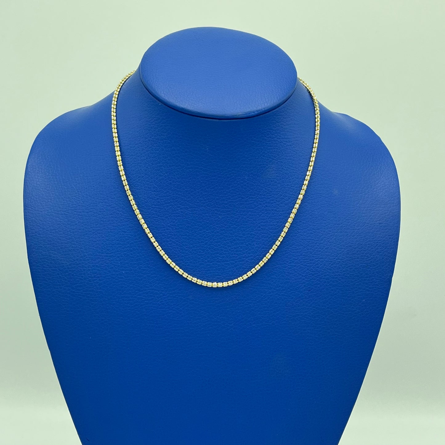 14K Moon Ice Choker \\ 2.5 mm - 18” \\