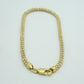 14KT Moon Ice Ankle Bracelet  Yellow Gold