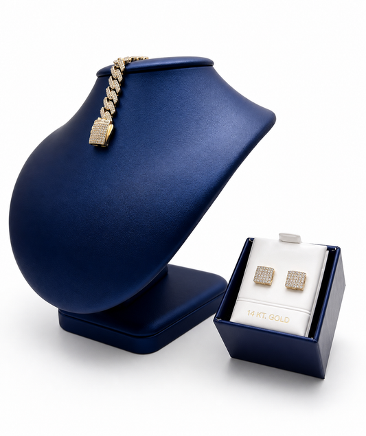 14K ITALLO anklet and FREE earrings