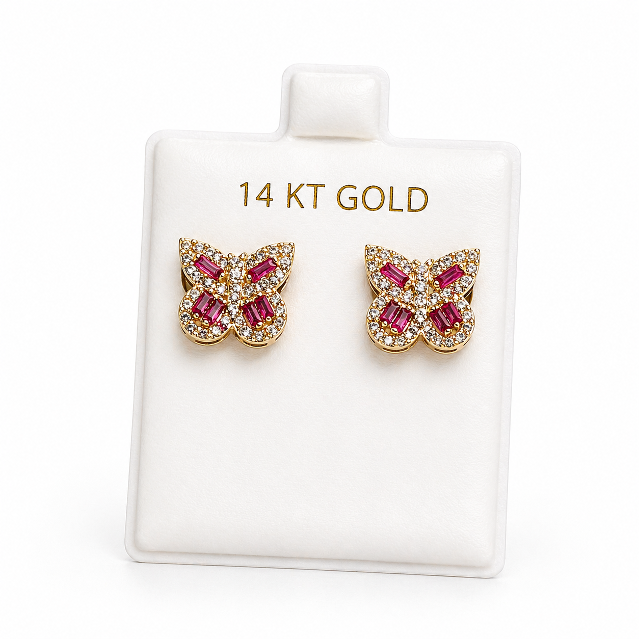 Rope necklace with butterfly medal + free butterfly earrings