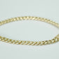 14K Miami Cuban ankle Bracelet Yellow Gold