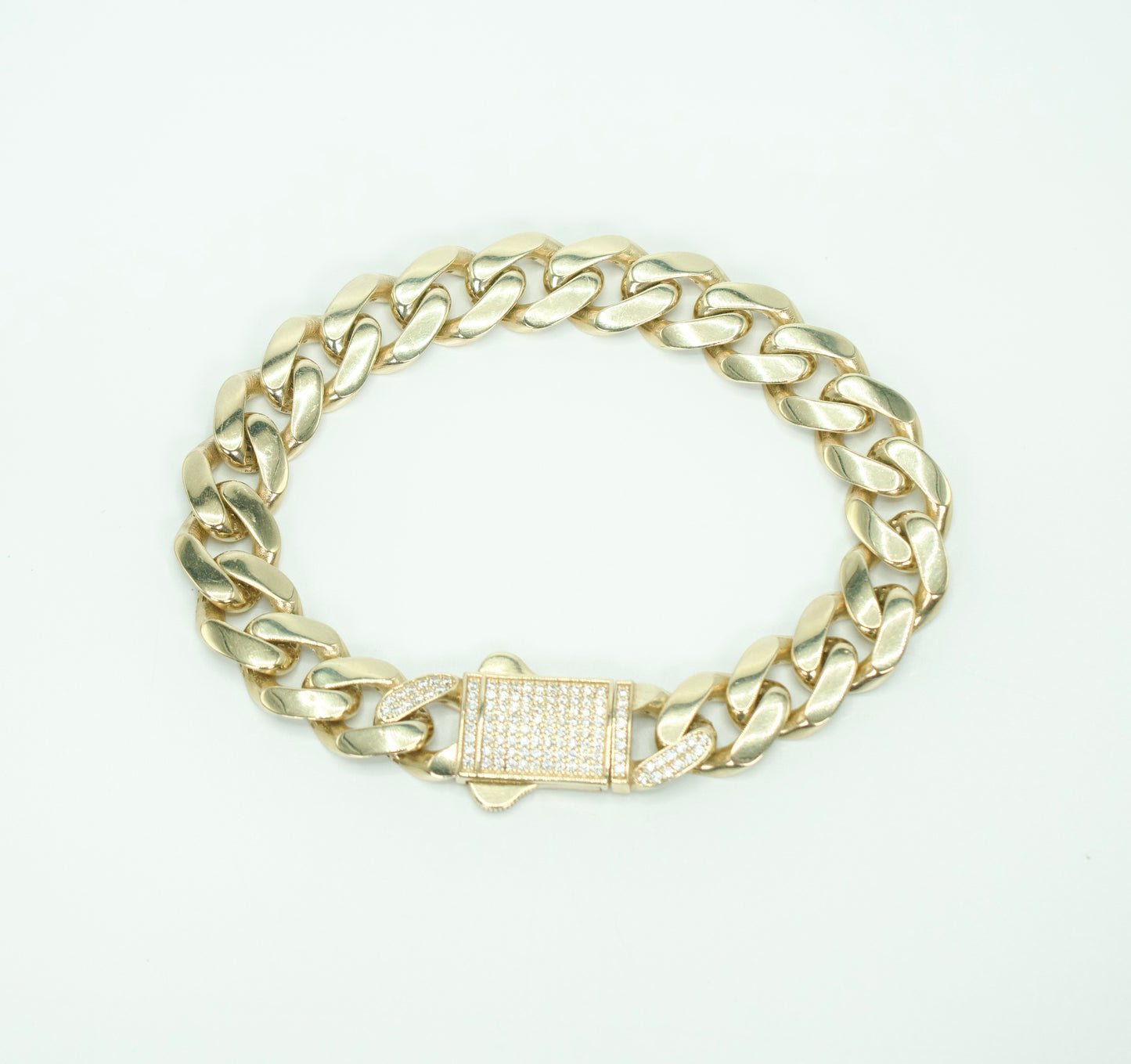 14K ITTALLO Bracelet CZ Yellow Gold
