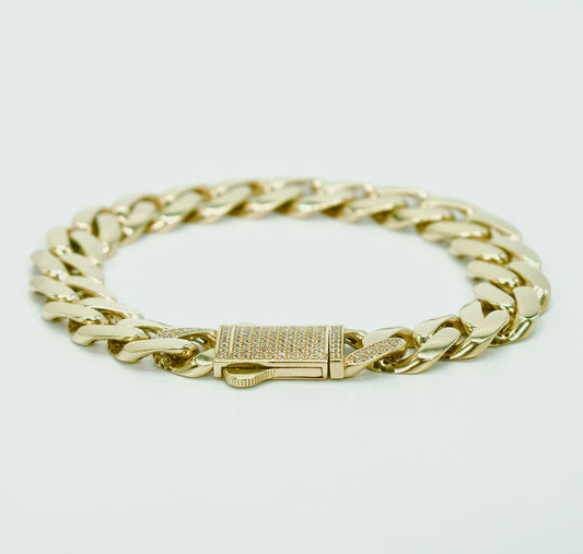 14K ITTALLO Bracelet CZ Yellow Gold
