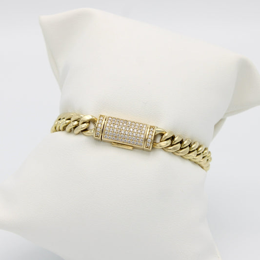 Offer $1,920.00 Miami Cuban Bracelet Yellow Gold