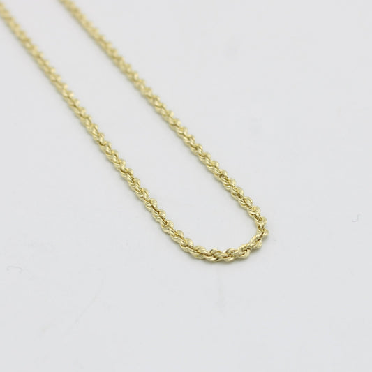 $280 Rope Chain Yellow Gold $280