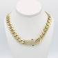 14K ITALLO Choker Cz Stones At Lock Yellow Gold