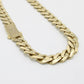 14K ITALLO Choker Cz Stones At Lock Yellow Gold
