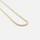 14K Moon Ice Chain \\ 3.7 mm - 24” \\