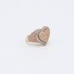 14k Heart Ring Rose Gold