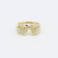 14K Doble ❤️Heart❤️ Women's Gold Ring