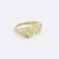 14K Doble ❤️Heart❤️ Women's Gold Ring