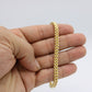14K Franco Bracelet two Tones Yellow Gold